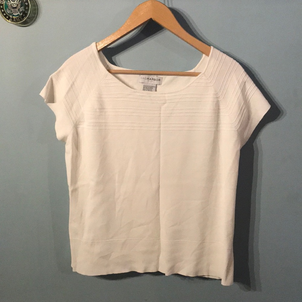 Sag Harbor white blouse